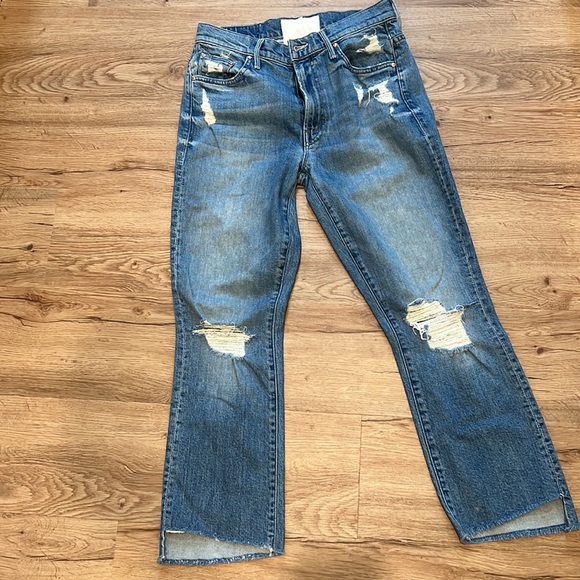 Mother insider crop step fray Hijacking the Runway - Picture 3 of 3